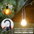 thumbnail image 5 of Solar Rechargeable Hooked Camping Light, 2025 New Vintage Outdoor Tent Ambient Light, Two Charging Modes,3 Gear, IPX4 Waterproof, Portable, with Clip Hook, for Camping, Emergencies (2 Conical), 5 of 8