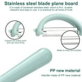 thumbnail image 4 of Baohd Stainless Steel Vegetable Peeler Potato Carrot Fruit Scraper Kitchen Gadget Peeling Tool, Black, 4 of 8