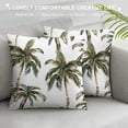 thumbnail image 3 of Acheng Palm Leaves with Lush Branches and Leaves Tropical Jungle Palm Leaves Plush Pillowcase 1 Piece White, 3 of 5