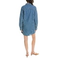 thumbnail image 2 of IRO womens    Long Sleeve Shirt Dress, 34, Blue, 2 of 3
