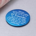 thumbnail image 2 of Token de Abrazo de Bolsillo MIXJOY Afirmaciones Positivas Azul, 2 of 7