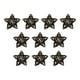 thumbnail image 4 of 10 colgantes de estrella de Navidad con pentagrama reutilizable para decoración colgante café, 4 of 9