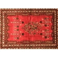 thumbnail image 1 of Ahgly Company Indoor Rectangle Persian Orange Traditional Area Rugs, 7' x 9', 1 of 1