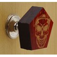 thumbnail image 2 of IBA Indianbeautifulart Boutons Gravés Rouges en Bois pour Armoire Tiroir Tiroir 10 Pcs, 2 of 3