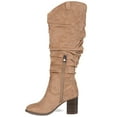 thumbnail image 3 of Journee Womens Aneil Extra Wide Calf Stacked Heel Knee High Boots, 3 of 10