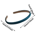 thumbnail image 4 of Elegant Satin Headband Minimalist Solid Color Hair Accessory for Retro Style Versatile Daily Wear Lightweight Band, 4 of 4