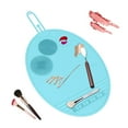 Silicone Cosmetic Disk Pad With Brush Cleaner And Bracket Mixed