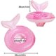 thumbnail image 5 of Flotador de natación para bebé, flotador inflable con asiento para bebés de 6 a 36 meses, flotador de cintura para niños (azul/rosa), 5 of 5