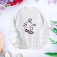 thumbnail image 1 of Sudadera con cuello redondo para mujer, Tops de manga larga, sudadera con cuello redondo para desplazamientos, viajes, deportes de primavera, Camping XL, 1 of 10