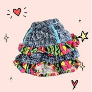 Lol Surprise doll OMG Bartz Jeans Week End Fashions Skirt Only 1990s Denim Color Ruffles