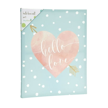 Ideas For A Tiny Bedroom Tiny Ideas Hello Love Baby Nursery Canvas Wall Art - Makes an Excellent Gift or Nursery Décor ()