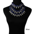 thumbnail image 3 of Collar geométrico Qarigey Aleación Mujer Azul AP014485-02, 3 of 6