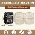thumbnail image 7 of ZUXONGSY American Flag Eagle Print Bible Cover for Women Sturdy Bible Carrier Portable Carrying Book Case with Handle Journal Case for Christian, 7 of 7