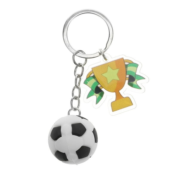UPOUART Sport Ball Keychain Soccer Keyrings Metal Multi 1Pcs for Bags