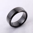thumbnail image 5 of Titanium Steel Ring Men's Ring Scratch Resistant Tungsten Steel Ring, 5 of 6