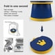 thumbnail image 2 of Travel Potty 3-in-1 Portable Potty Training Foldable Potty Training Seat Toilet Seat for Children with Stable Backrest Light Potty Trainer, 2 of 5