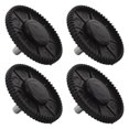 thumbnail image 1 of BESTYASH 4Ud Almohadillas Para Nivelar Muebles Con Tornillos En Plástico Negro Antivibración, 1 of 8
