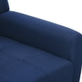 thumbnail image 3 of UIXE Modern Accent Chair Set of 2 Indoor Upholstered Armchair for Living Room, Comfy Arm Chair Single Sofa, Blue, 3 of 6