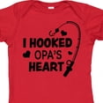 thumbnail image 4 of Inktastic I Hooked Opa's Heart with Fishing Rod Boys or Girls Baby Bodysuit, 4 of 5