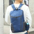 thumbnail image 2 of Hiking Backpack for Women Men Women Men Packable Foldable Lightweight Travel Camping Daypack Blue, 2 of 6