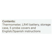 (3 pack) Equate Digital Thermometer – Oral, Rectal, or Underarm, 30-Second Reading