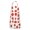 Red Strawberry Plants-2, variant on Red Strawberry Plants Pink Pattern Apron-Garden Aprons for Women with Pockets-Cotton Linen Waterproof Kitchen Cooking Gardening Aprons Adjustable for Kitchen,Cooking,BBQ and Salon 33x27 Inch