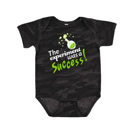 

Inktastic The Experiment Was a Success Gift Baby Boy or Baby Girl Bodysuit