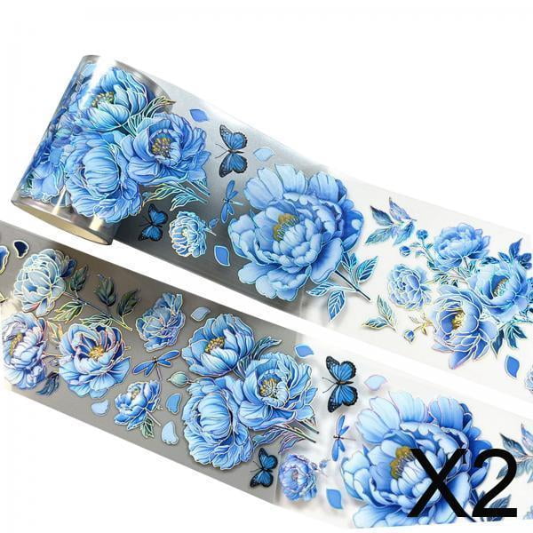 Pegatinas para álbumes de recortes,Cinta washi de PET para diario de álbumes de recortes DIY,Cinta adhesiva decorativa para álbumes de recortes,Cinta adhesiva para manuales Manualidades
