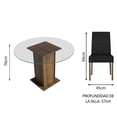 thumbnail image 3 of Juego de Comedor con Mesa Redonda y 4 Sillas Madesa Oxford, 3 of 11