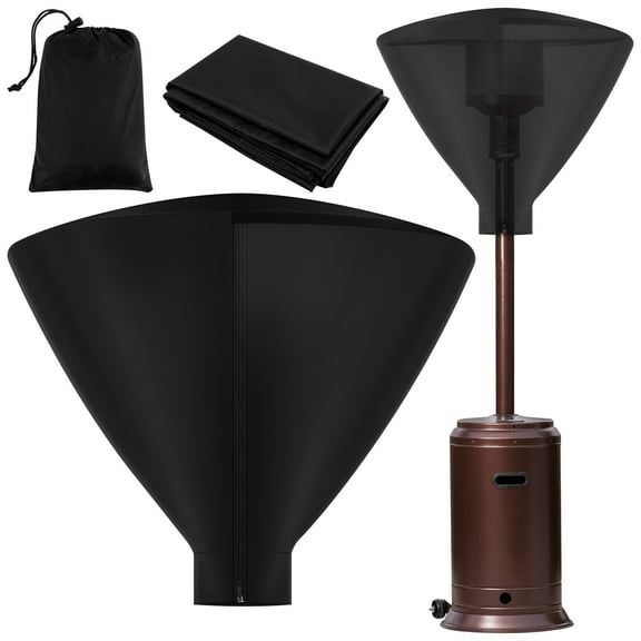 Tzgsonp Patio Heater Top Covers Waterproof Outdoor Heater Head Cover with Zipper 420D Oxford Cloth Patio Heater Cover for 34 inch in Diameter Outdoor Heater Heads