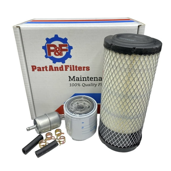 P&F Filter Kit For Kubota RTV1140CPX With D1105-E3 Engine Filter Kit-Oil Fuel Air