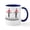 White/Navy Inside, variant on CafePress - PIXEL8 | Kraftwerk Red Mug - 11 oz Ceramic Mug - Novelty Coffee Tea Cup