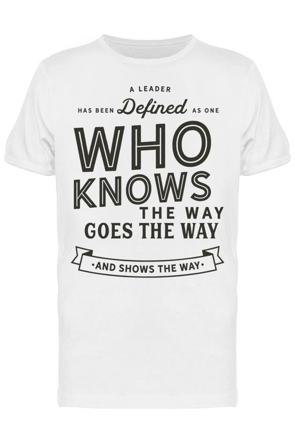 Shows The Way T-Shirt Men -Image by Shutterstock Men T-Shirt, Male 3X-Large