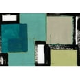thumbnail image 2 of Cartissi 24x17 Gold Ornate Wood Framed with Double Matting Museum Art Print Titled - New Emerald I, 2 of 4