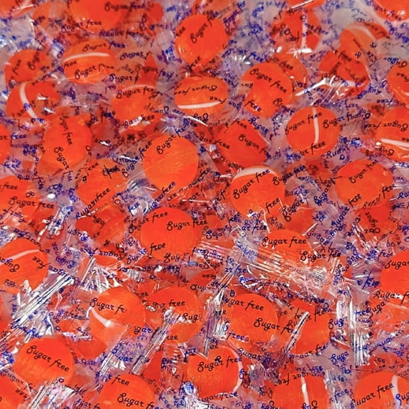 ASSORTIT Sugar Free Watermelon Buttons Hard Candy, Individually Wrapped, 1 lb Bag, Juicy Watermelon Flavored Sugarless Candies