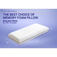thumbnail image 4 of Almohada Vaverto King Size, espuma viscoelástica, soporte firme, 4 of 8