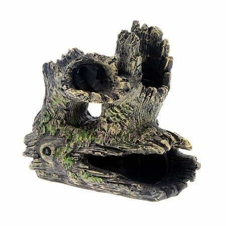 - Aquarium Resin Crafts Ornament Fishes Shrimps Breeding Hiding Cave Decoration Wood Shape
