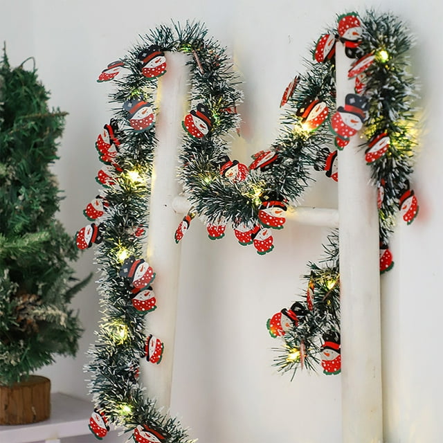 Lunxisen 2 Pcs Christmas Lights Christmas Tree Light, Outdoor Waterproof String Lights with Remote and Timer, Fairy Light for Holiday Decor