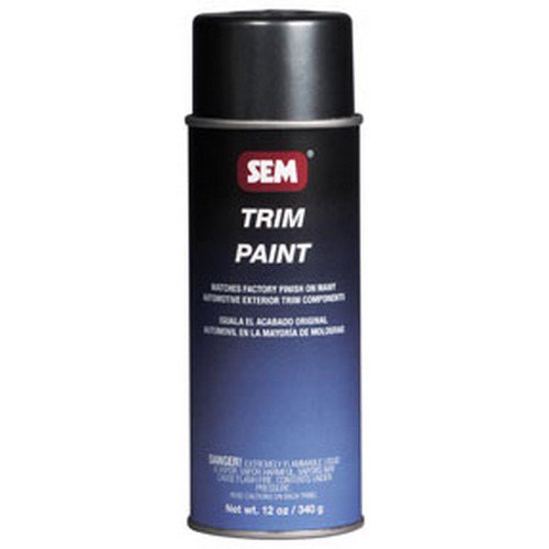 SEM Paints 39033 Bumper Charcoal Trim Metallic, 16oz Aerosol Can