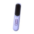 thumbnail image 4 of Plancha de pelo inalámbrica con tres ajustes de temperatura, calentamiento rápido, portátil, carga USB, regalo de belleza para niñas Violeta, 4 of 8