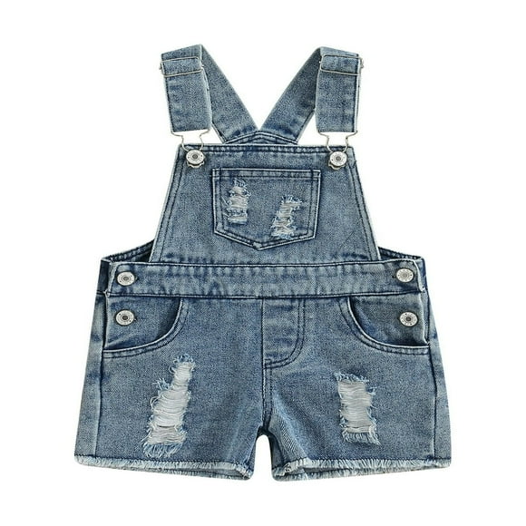 Combinaison d'Été Enfant en Bas Âge Sling Sans Manches Couleur Unie / Léopard Imprimé Bretelles Shorts