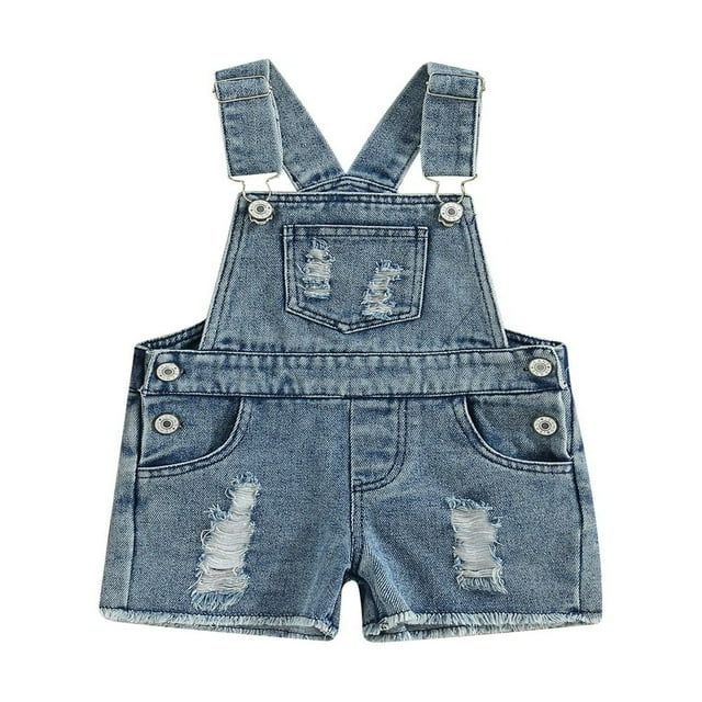 Combinaison d'Été Enfant en Bas Âge Sling Sans Manches Couleur Unie / Léopard Imprimé Bretelles Shorts