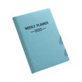 thumbnail image 2 of A6 Mini Pocket Journal Notebook, 2025 Weekly Planner, 120 Pages, 6.8 X 3.8 Inch Leather Hardcover Journal, Small Notepad For Women Writing Work Travel (Sky Blue), 2 of 9