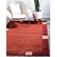 thumbnail image 3 of Unique Loom Del Mar Collection Contemporary Transitional Area Rug, 5' x 8', Rust Red/Terracotta, 3 of 10