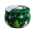 thumbnail image 2 of 1 Pcs Mini Christmas Tinplate  Candy Tin Can Scented Tin Jars Candle Container, 2 of 5