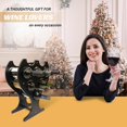 thumbnail image 5 of Bamboo Countertop Wine Rack - Wine Holder Countertop - Wine Rack countertop - Counter Wine Rack - Table top Wine Rack - Counter top Wine Bottle Rack, 5 of 5