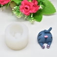 thumbnail image 5 of Diy Baking Tools Cat Dog Duck Butt Shape Fondant Chocolate Cake Props Aromatherapy Plaster Silicone Tool/ Diy Baking Silicone Mold A, 5 of 7