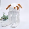 thumbnail image 4 of Animal Head Covers - Style I A - Animal Hat with Ears Moving Jumping up Beating Hat Plush Holiday Cosplay Dress up Funny, 1 Animal Head Cover, Easter, Wedding Makeup Organizers, 4 of 5