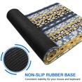 thumbnail image 6 of Long Mouse Pads for Desk,Blue Pioneer Flower Striped Pattern Desk Mats on Top Of Desks, Desk Mouse Pad Extra Large with 3mm Non-Slip Base and Stitched Edge for Gaming,Office,Work,Home 31.5"x15.7", 6 of 6