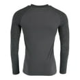 thumbnail image 2 of Hanes Men's Space Dye 4-Way Stretch Thermal Crewneck Asphalt/Asphalt M, 2 of 3